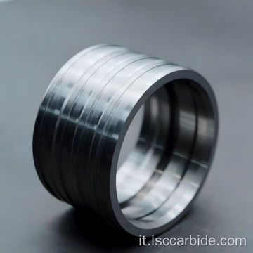 Anello di tenuta in carburo di tungsteno con scanalatura